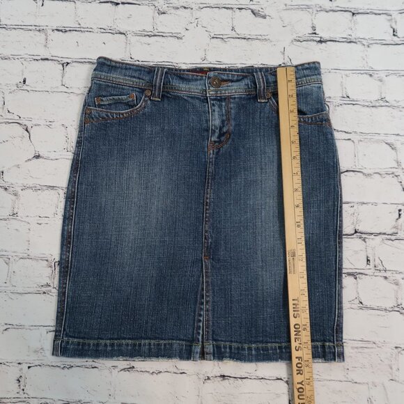 DENIM ROCK JEANS MINI SKIRT MEDIUM - Picture 7 of 11